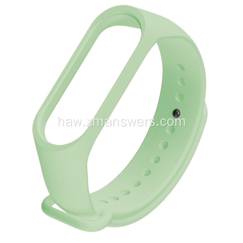 Paʻi kūpeʻe lima ʻeleʻele Silicone Stretch Wristband